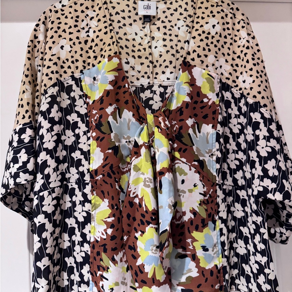 Cabi Patchwork Top #6508 - image 4